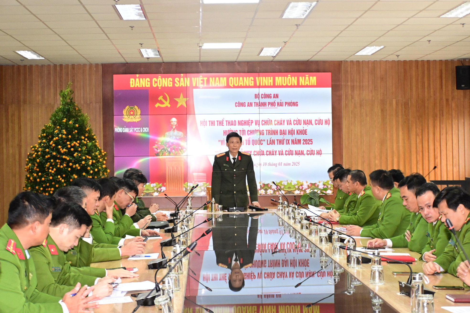 Tổ chức vòng thi thứ nhất Hội thi Thể thao nghiệp vụ chữa cháy và CNCH